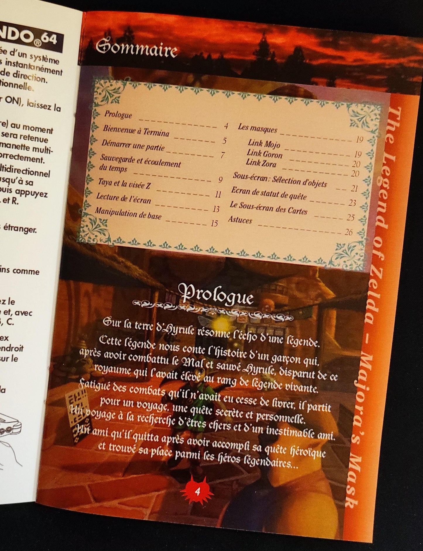 Notice The Legend of Zelda: Majora's Mask - N64 - Français -