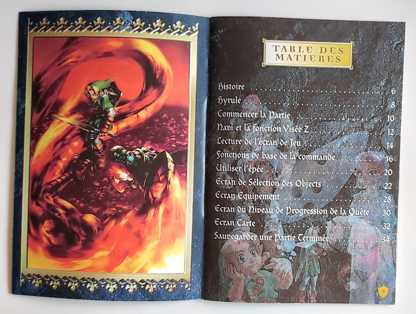 Notice The Legend of Zelda: Ocarina of Time N64 - Français -