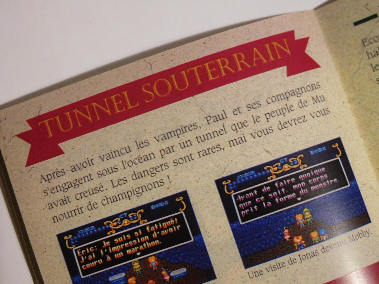Notice Illusion of Time FRA/SFRA - SNES - Français -