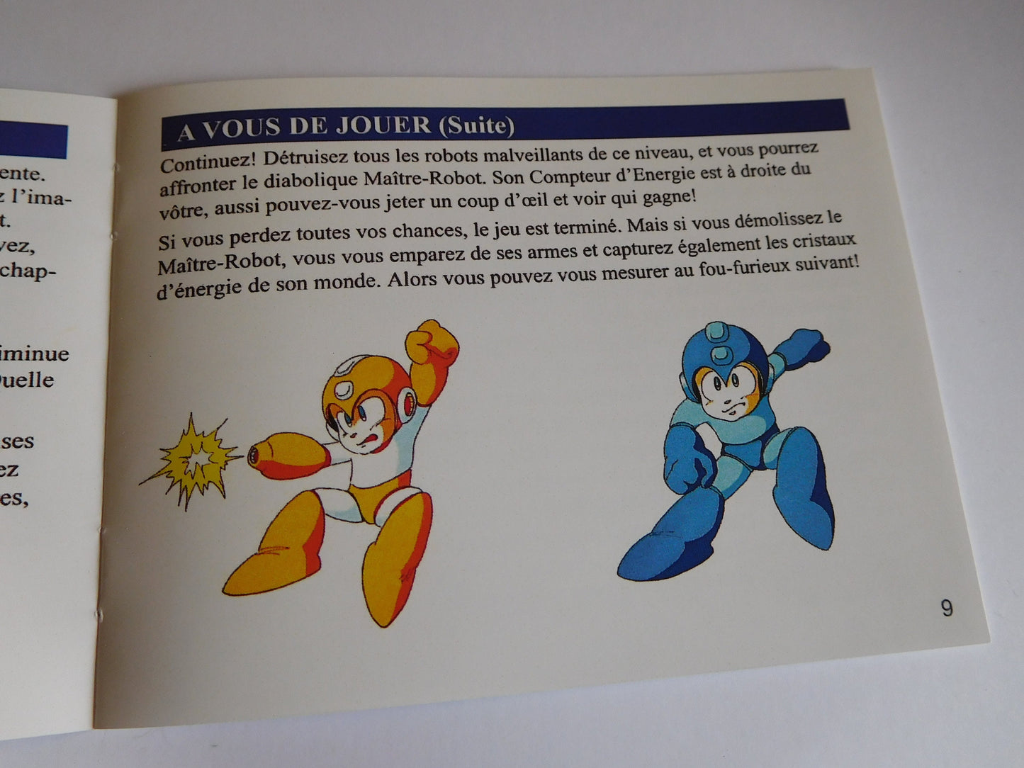 Notice Megaman 3 NES - Français -