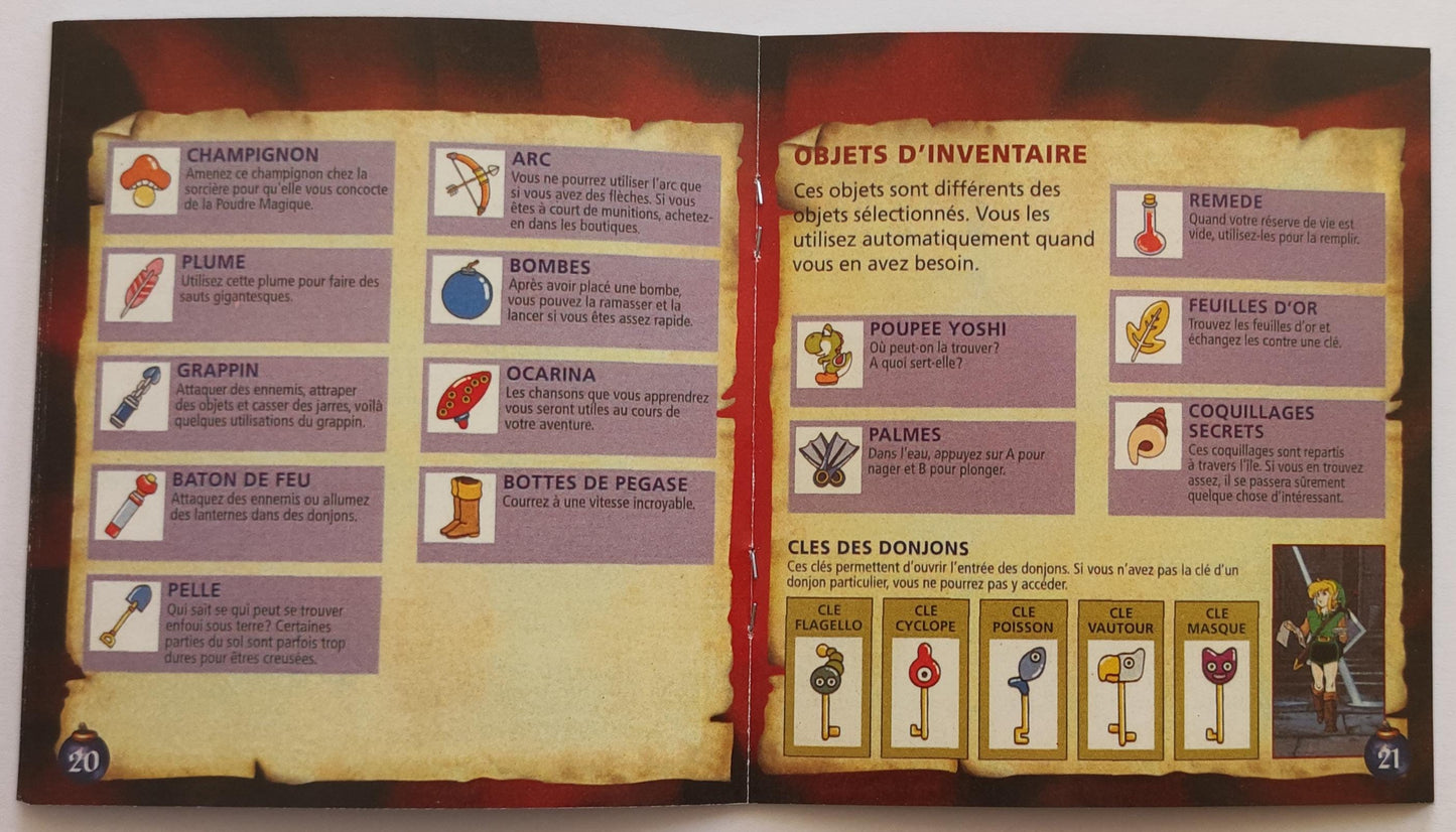 Notice The Legend of Zelda: Link's Awakening - Game Boy - Français