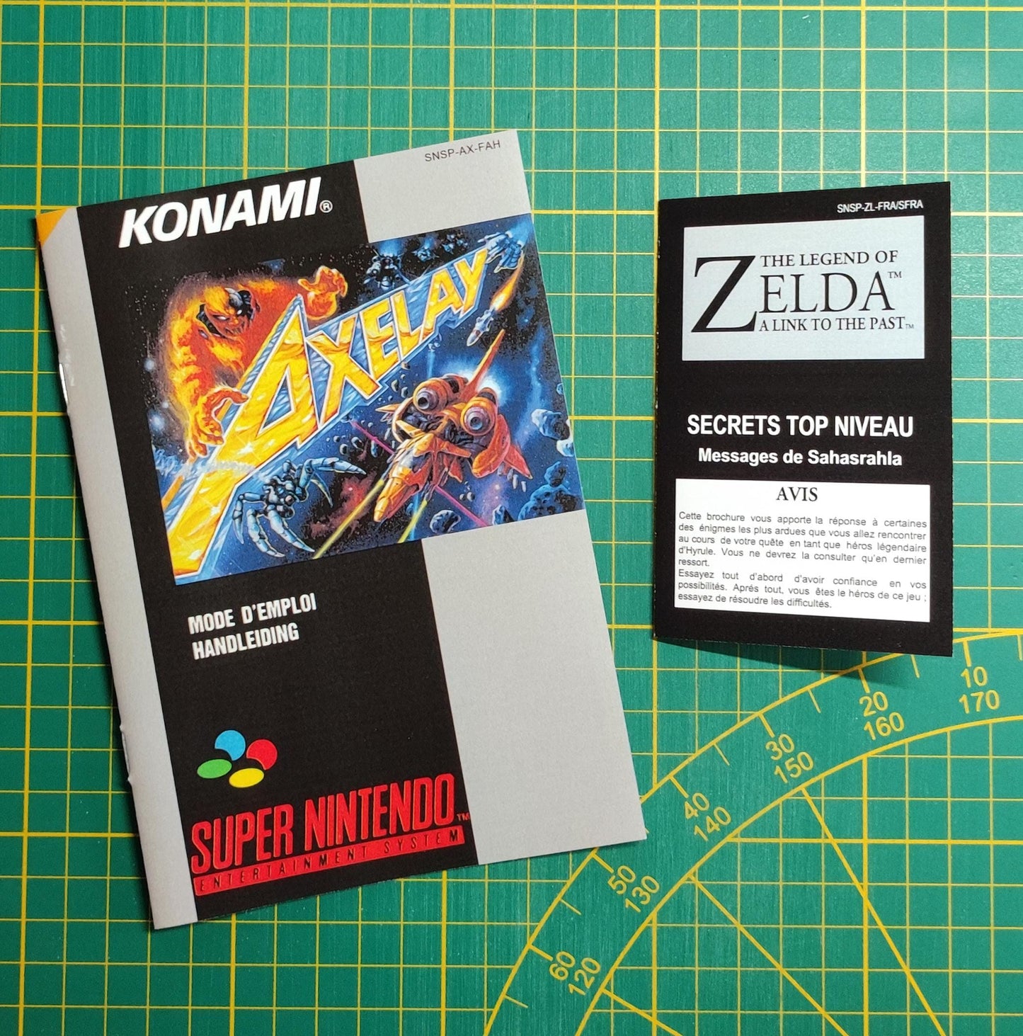 Livret des Secrets -  The Legend of Zelda : A Link to the Past - SNES - Français -