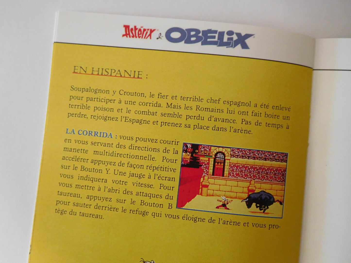Notice Astérix & Obélix - SNES - Français -