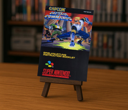 Notice Captain Commando SNES - USA -