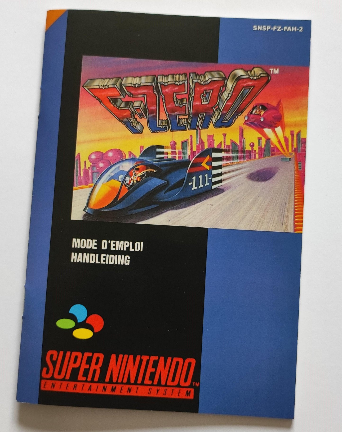 Notice F-Zero SNES - Français -