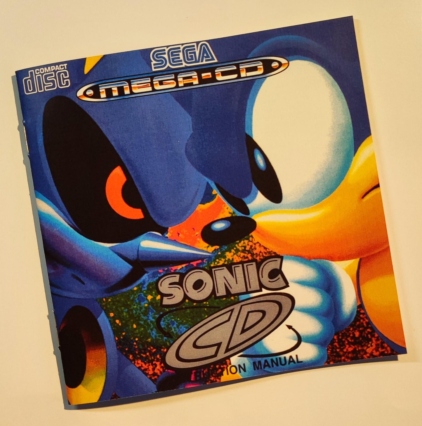 Notice Sonic Sega MegaCD - Français -
