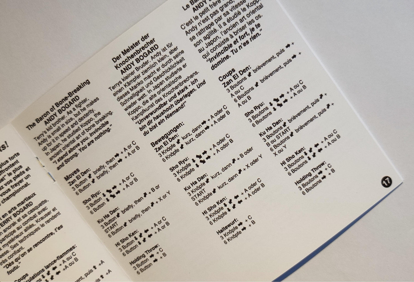 Notice Fatal Fury Special - Sega MegaCD - Français -