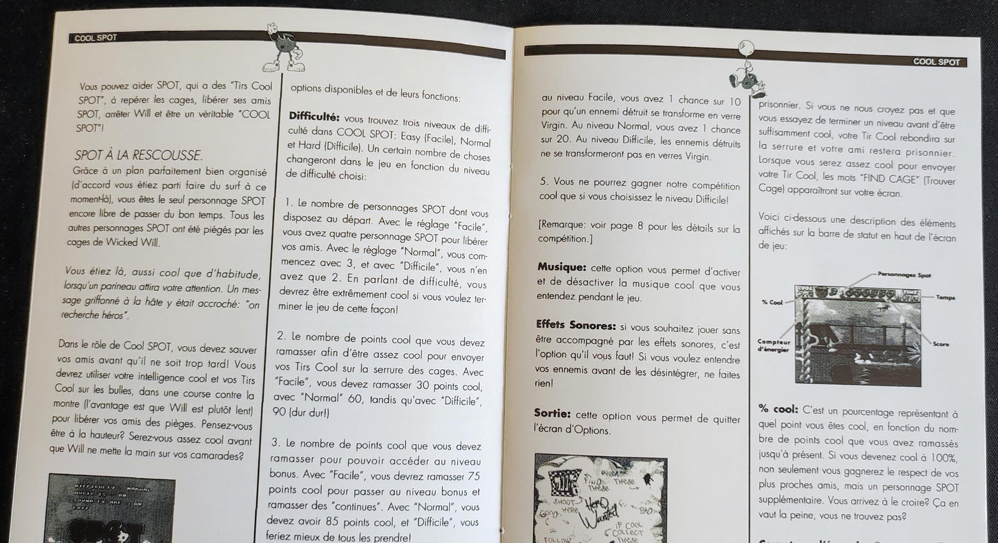 Notice Cool Spot - SNES - Français -