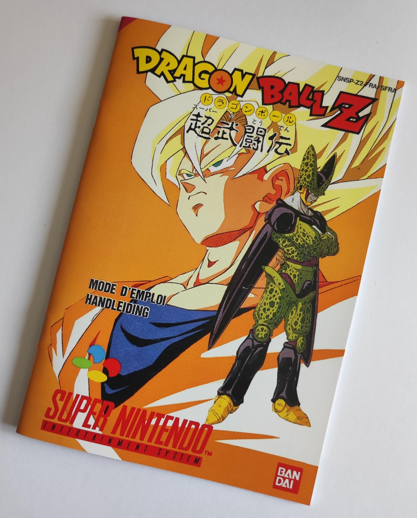 Notice Dragon Ball Z: Super Butoden SNES - Français -