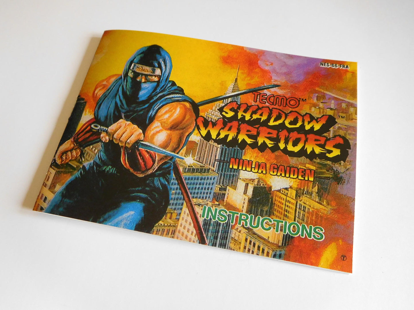 Notice Shadow Warrior NES - Français -